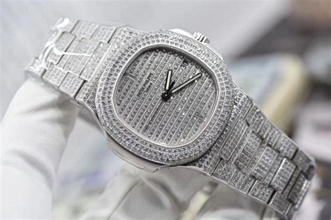 fake diamond watches silver|diamond watch real.